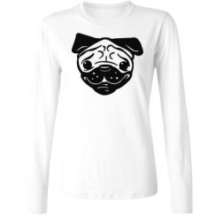 Ladies Relaxed Fit Basic Long Sleeve Tee