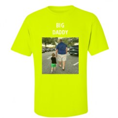 Unisex Ultra Cotton Safety Neon Crewneck Tee