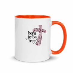 11oz Ceramic Mug with Color Inside