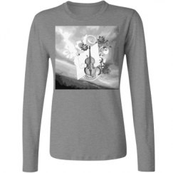 Ladies Relaxed Fit Basic Long Sleeve Tee