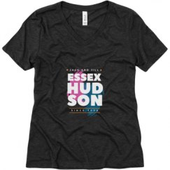 Ladies Relaxed Fit Super Soft Triblend V-Neck Tee