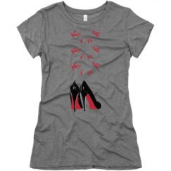 Ladies Slim Fit Super Soft Triblend Tee