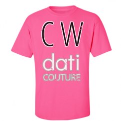 Unisex Ultra Cotton Safety Neon Crewneck Tee