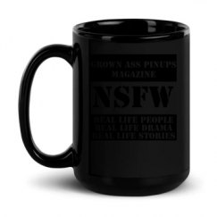 15oz Black Glossy Mug