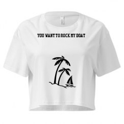 Ladies Festival Cali Crop Top Tee