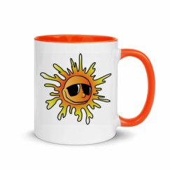 11oz Ceramic Mug with Color Inside