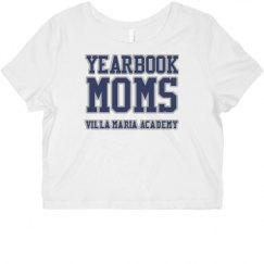 Ladies Slim Fit Crop Top Tee