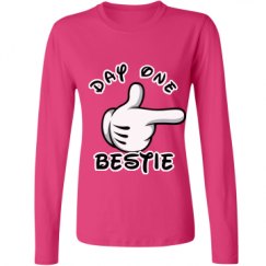 Ladies Relaxed Fit Basic Long Sleeve Tee