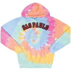 Unisex Tie-Dye Fleece Hoodie
