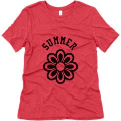 Ladies Relaxed Fit Super Soft Triblend Tee