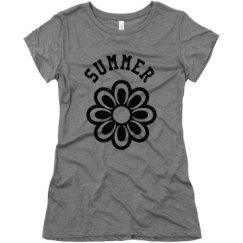 Ladies Slim Fit Super Soft Triblend Tee