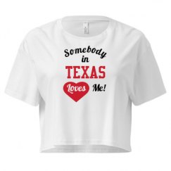 Ladies Festival Cali Crop Top Tee