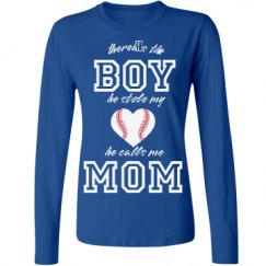 Ladies Relaxed Fit Basic Long Sleeve Tee