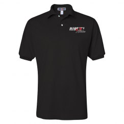 BLK POLO W/ LOGO *NEW*