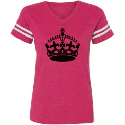 Ladies Relaxed Fit Vintage Sports Tee