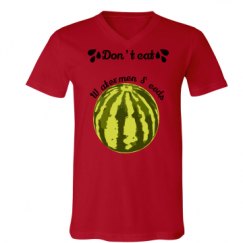 Unisex V-Neck Jersey Tee