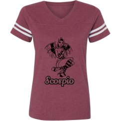 Ladies Relaxed Fit Vintage Sports Tee