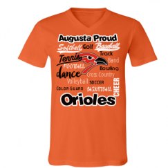 Unisex V-Neck Jersey Tee