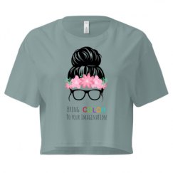 Ladies Festival Cali Crop Top Tee