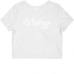 Ladies Slim Fit Crop Top Tee