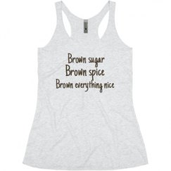 Ladies Slim Fit Super Soft Racerback Triblend Tank