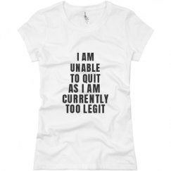 Ladies Slim Fit Basic Promo Jersey Tee