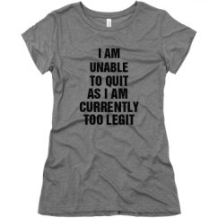 Ladies Slim Fit Super Soft Triblend Tee