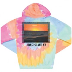 Unisex Tie-Dye Fleece Hoodie