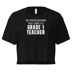 Ladies Festival Cali Crop Top Tee