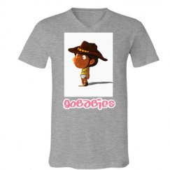 Unisex V-Neck Jersey Tee