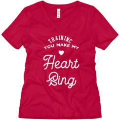 Ladies Relaxed Fit V-Neck Tee