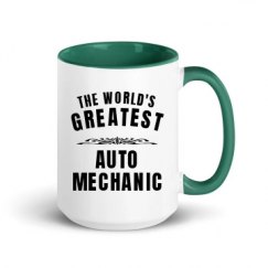 15oz Ceramic Mug with Color Inside