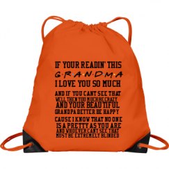 Port & Company Drawstring Cinch Bag