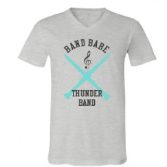 Unisex V-Neck Jersey Tee