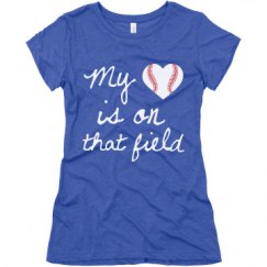 Ladies Slim Fit Super Soft Triblend Tee