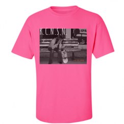 Unisex Ultra Cotton Safety Neon Crewneck Tee