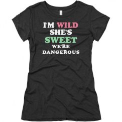 Ladies Slim Fit Super Soft Triblend Tee