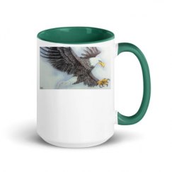 15oz Ceramic Mug with Color Inside
