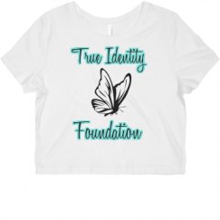 Ladies Slim Fit Crop Top Tee