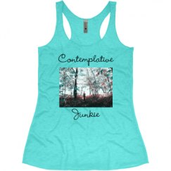 Ladies Slim Fit Super Soft Racerback Triblend Tank