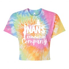 Nan's Company Tie-Dye Crop Shirt