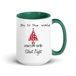 15oz Ceramic Mug with Color Inside