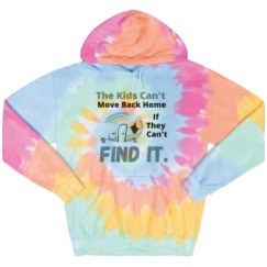 Unisex Tie-Dye Fleece Hoodie
