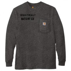 Unisex Carhartt Pocket Long Sleeve Tee