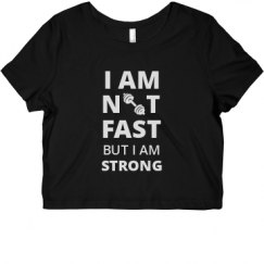 Ladies Slim Fit Crop Top Tee