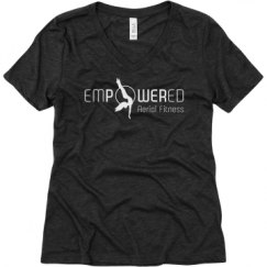 Ladies Relaxed Fit Super Soft Triblend V-Neck Tee