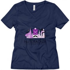 Ladies Relaxed Fit V-Neck Tee