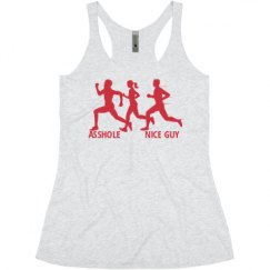 Ladies Slim Fit Super Soft Racerback Triblend Tank
