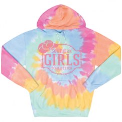 Unisex Tie-Dye Fleece Hoodie