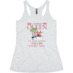 Ladies Slim Fit Super Soft Racerback Triblend Tank